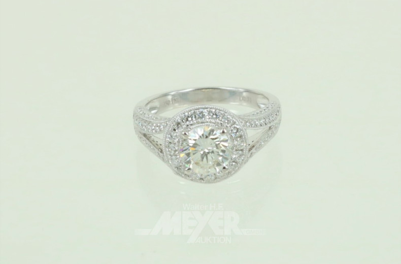 Damenring, 750er WG, Modellanfertigung,