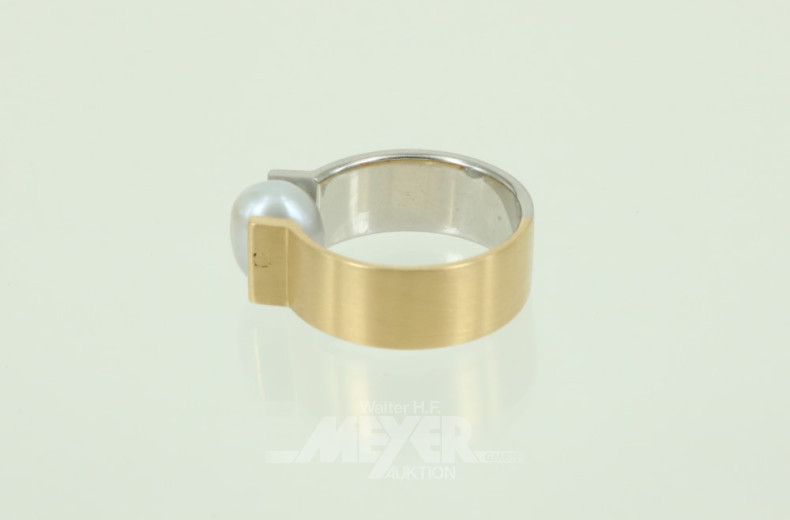 breiter, moderner Damenring,