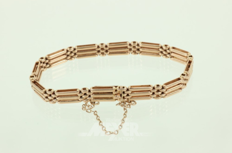 Gliederarmband, 585er GG,