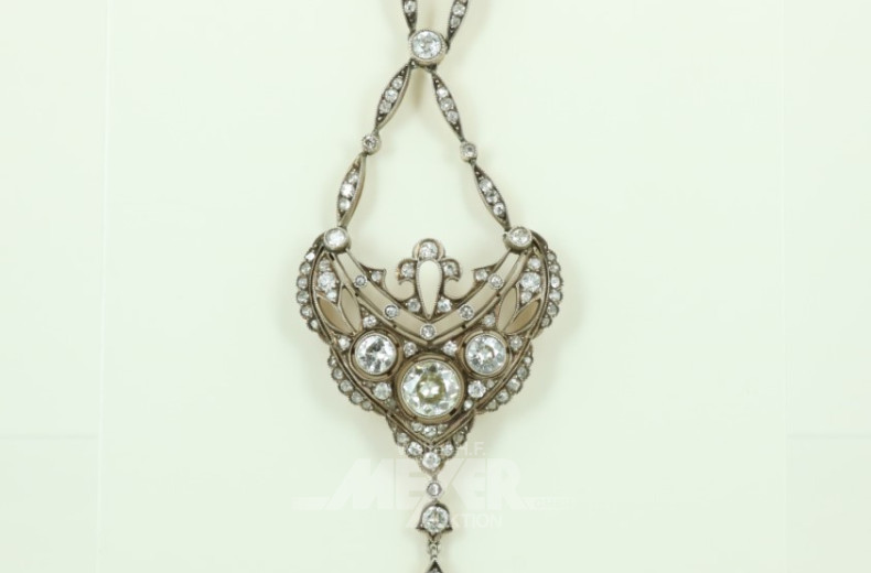 antikes Collier um 1910, im Jugendstil,