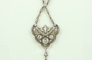 antikes Collier um 1910, im Jugendstil,