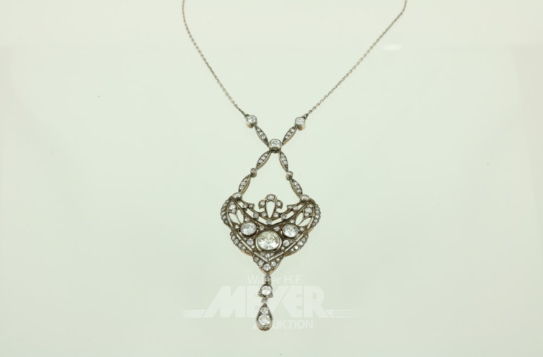 antikes Collier um 1910, im Jugendstil,