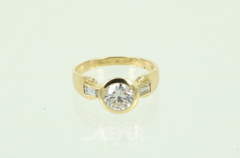 Damenring, 750er GG,