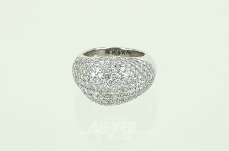 Damenring, 750er WG, Bandringform,