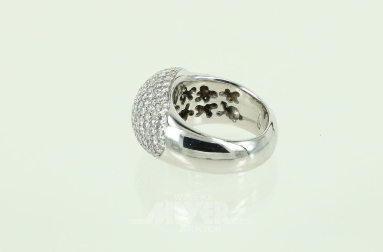 Damenring, 750er WG, Bandringform,