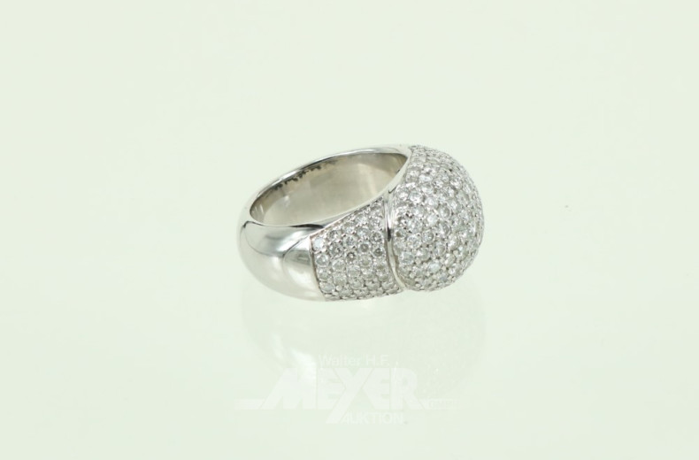 Damenring, 750er WG, Bandringform,