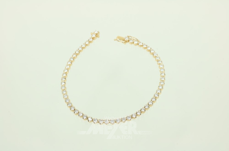 Armband, Gelbgold in Allianzform