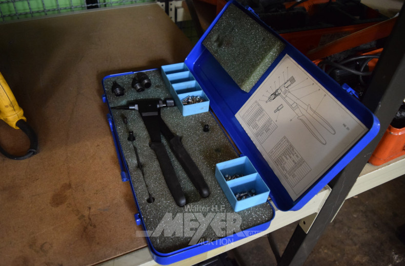 Blindnietzangen inkl. Zubehör