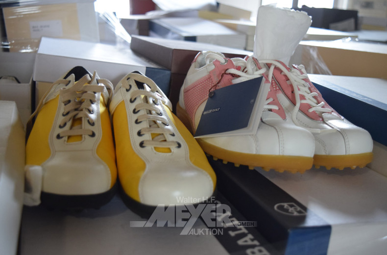 4 versch. Paletten Damen-Golfschuhe