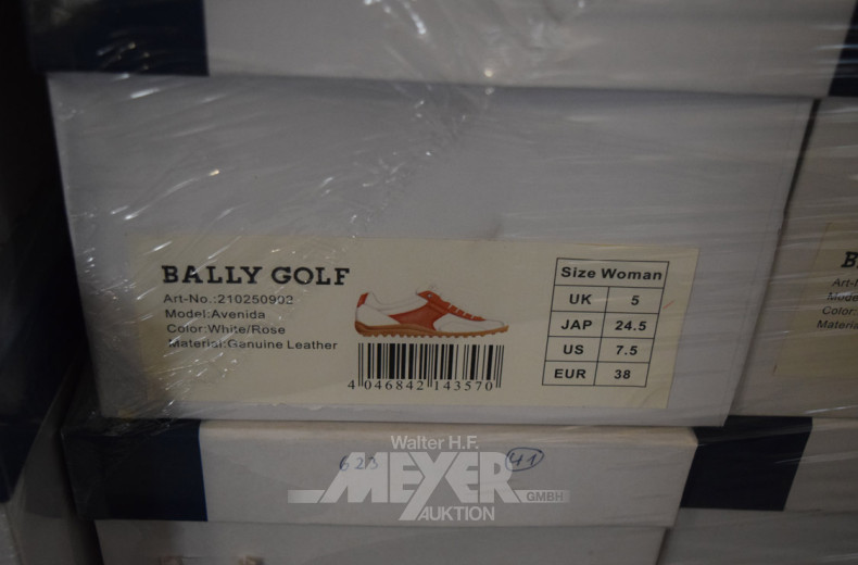 4 versch. Paletten Damen-Golfschuhe