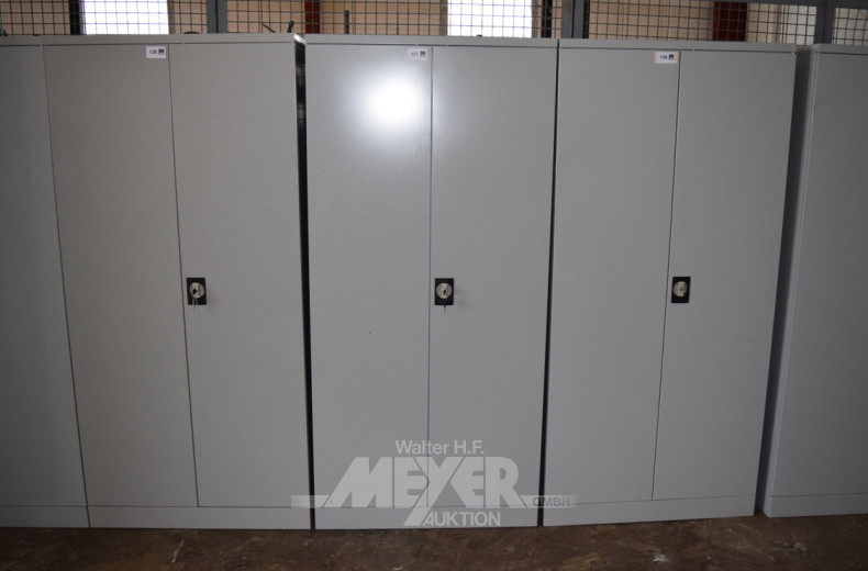 Metall-Magazinschrank, 2-türig mit