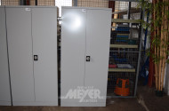 Metall-Magazinschrank, 2-türig mit