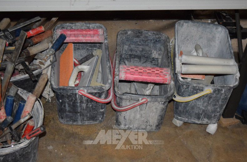 Posten Putz- u. Montagewerkzeuge;