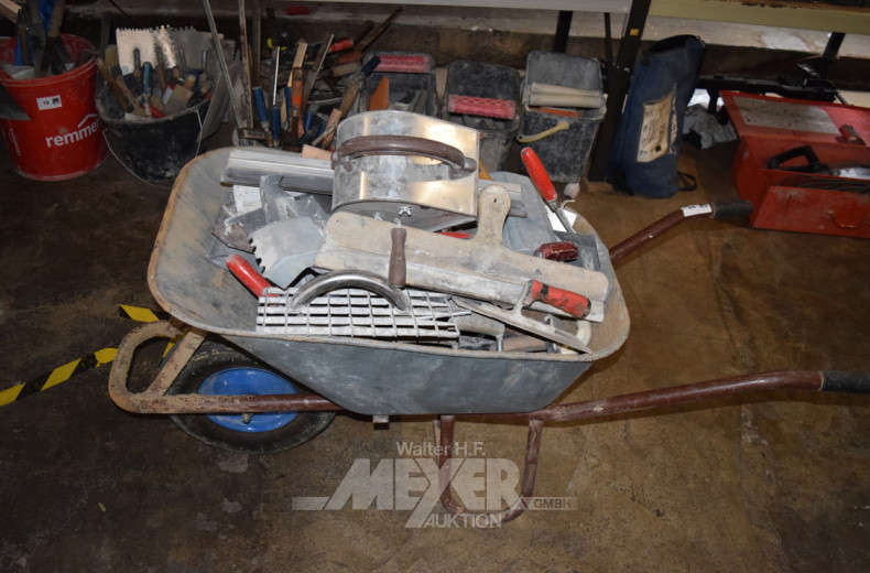Posten Spachtel- u. Montagewerkeug;