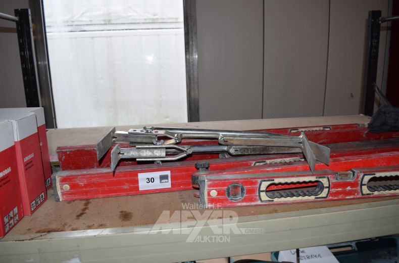 Posten Wasserwaagen; Glätter,