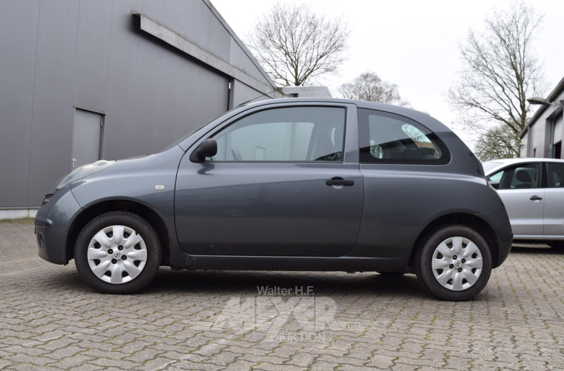 NISSAN MICRA, grau, 2-trg.
