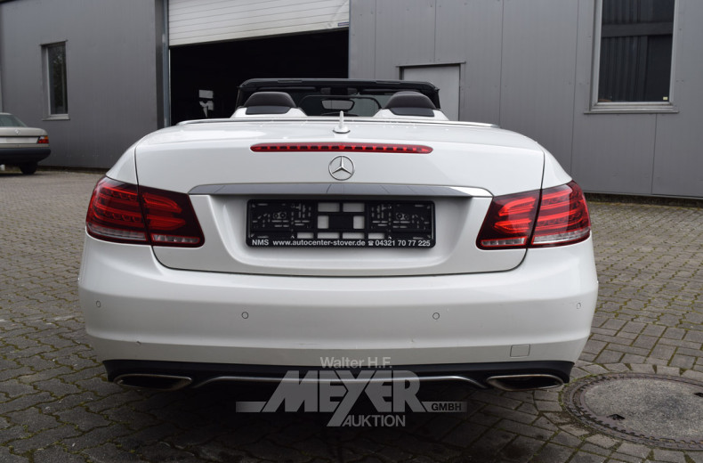 MERCEDES-BENZ E220 CDI Cabrio Blue