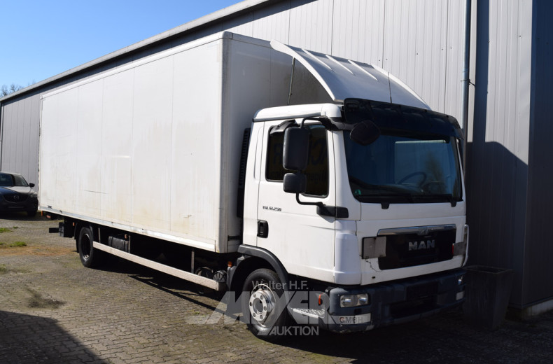 MAN TGL 12.250, Kofferaufbau 6.300 mm,