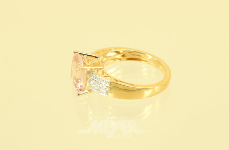 Ring, 750er GG, besetzt mit