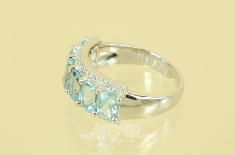 Ring, 585er WG, besetzt mit