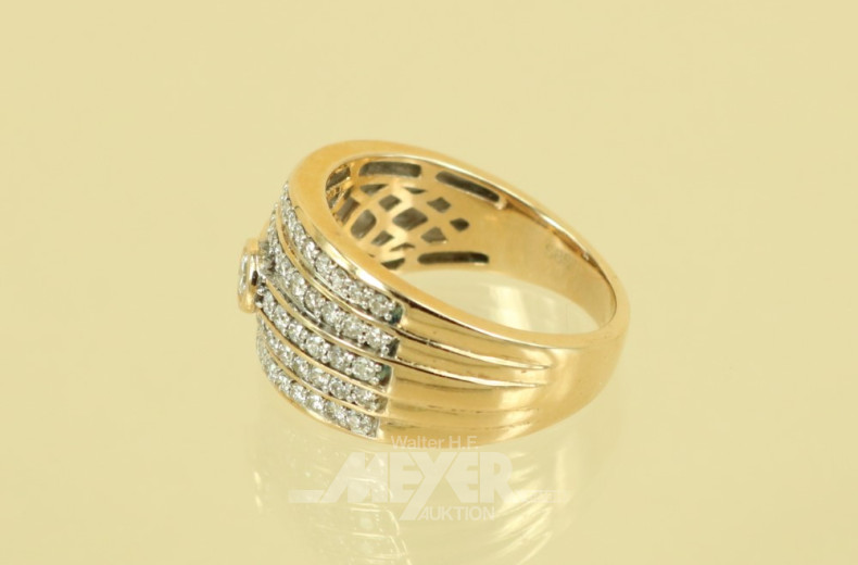 Ring, 585er GG, besetzt mit