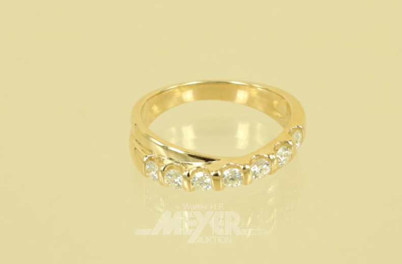 Ring, 585er GG, besetzt mit