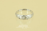 Ring, 950er Platin, besetzt mit