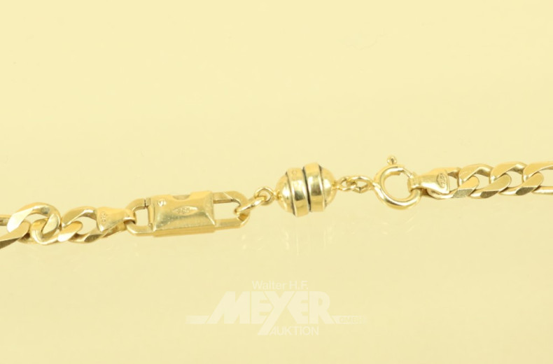 Flachpanzer-Halskette, 750er GG,