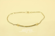 Armband, 585er GG, mit 13 kl. Brillanten