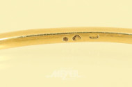 Armreif, 750er GG, ca. 19 g.,