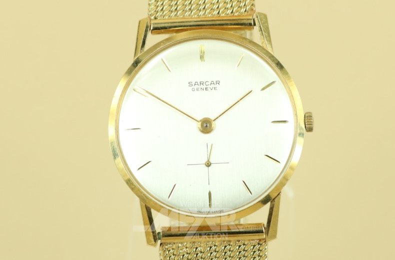 Herrenarmbanduhr, SARCAR, 60er Jahre,