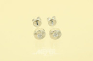 Paar Ohrstecker, 950er Platin,
