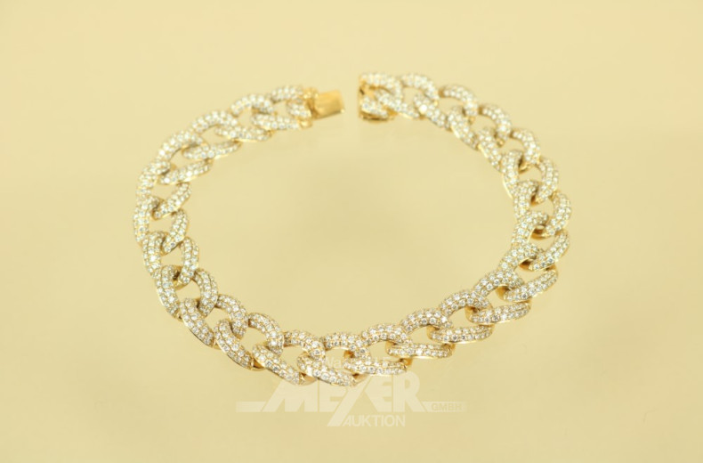 Rundpanzerarmband, 750er GG, ausgefaßt