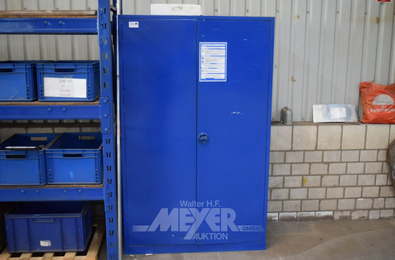 Metall-Magazinschrank, 2-türig,