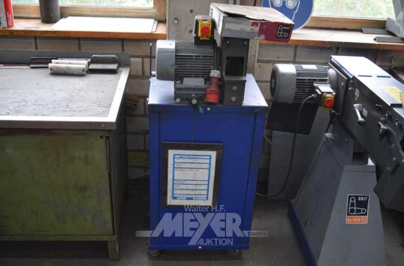 Bürsten-, Schleif- u. Poliermaschine