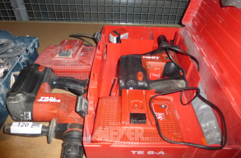 2 Akku- Bohrhammer,
