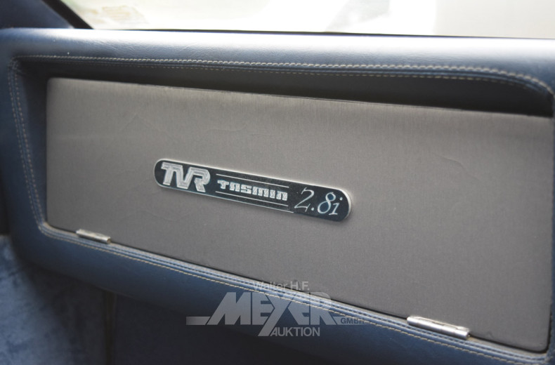 TVR Tasmin Cabrio 280i, blau,
