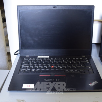 Laptop LENOVO ThinkPad L14 G1, schwarz