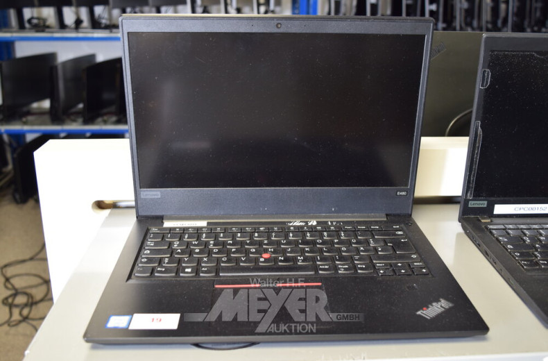 Laptop LENOVO ThinkPad E480, schwarz