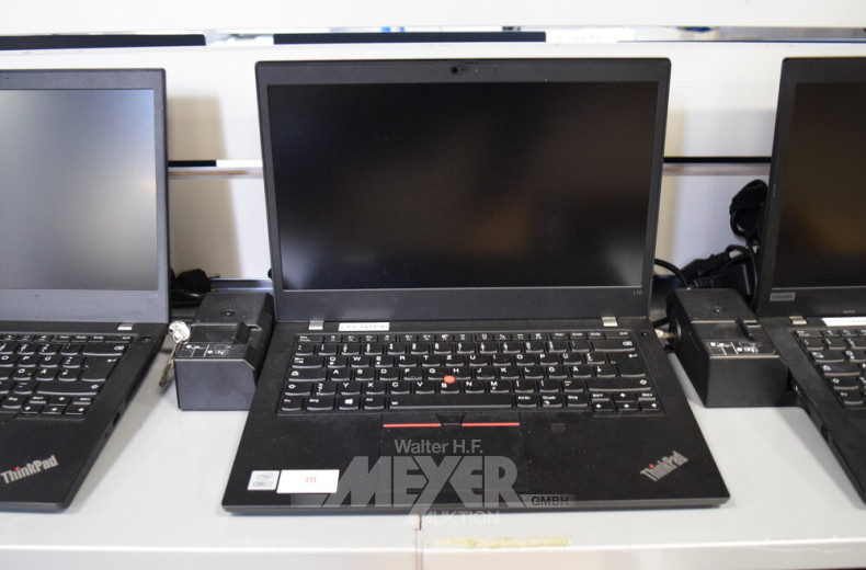 Laptop LENOVO ThinkPad L14 G1, schwarz