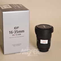 Los 111: Zoom-Objektiv CANON 16-35 mm