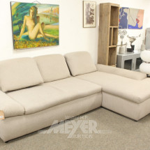 Los 2098: Couch-Eck-Garnitur, Stoff: beige,