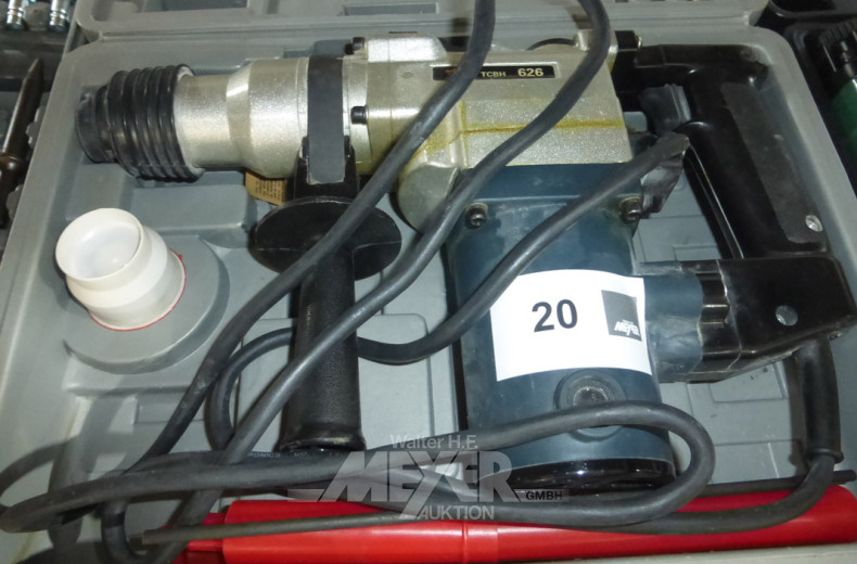 Elektro- Aufbruch-/Bohrhammer im Kasten