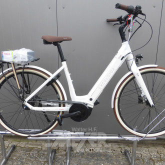 E-Bike, perlmut-weiß