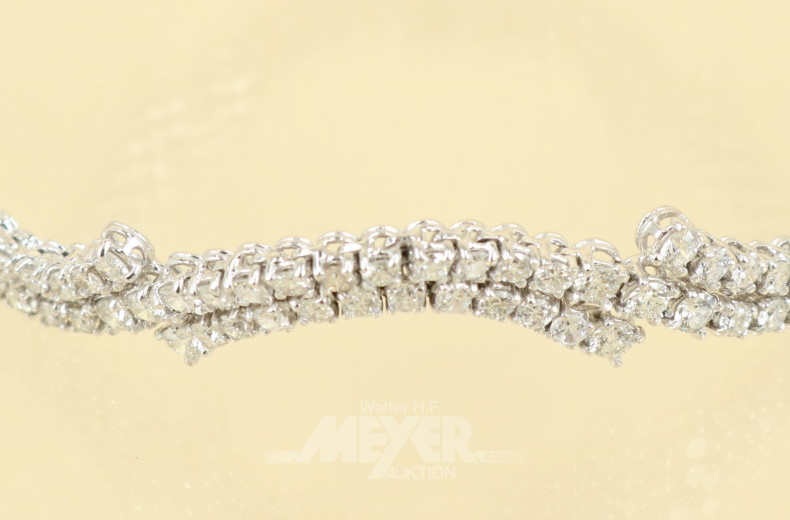 Armband, 750er WG, geschwungene Form,