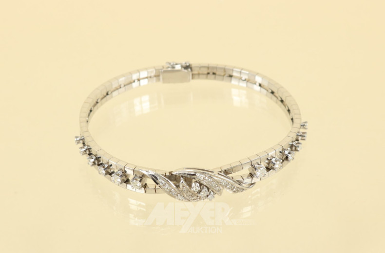 Armband, 750er WG, 70iger Jahrestil,