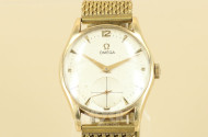 Herrenuhr OMEGA,585er GG, 50/60er Jahre,
