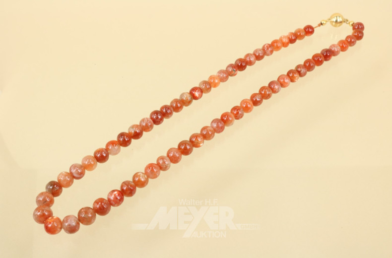 Kugelkette mit 585er GG-Schließe,