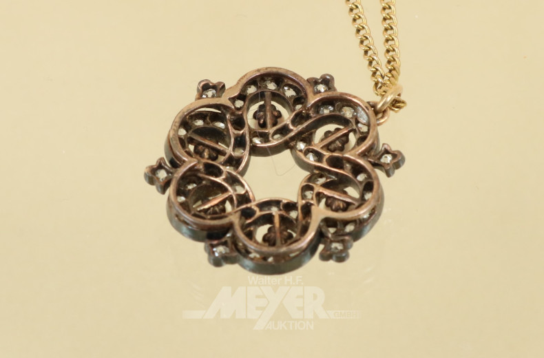 Kette, 585er GG, Säuretest, ca. 12 g.,