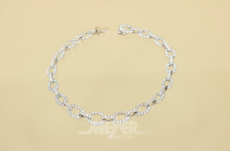 Armband, 750er WG, modernes geome-